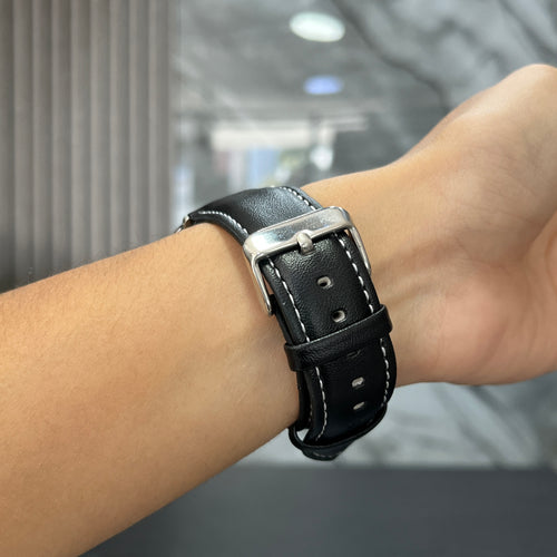 Pulso Tipo Cuero Negro
