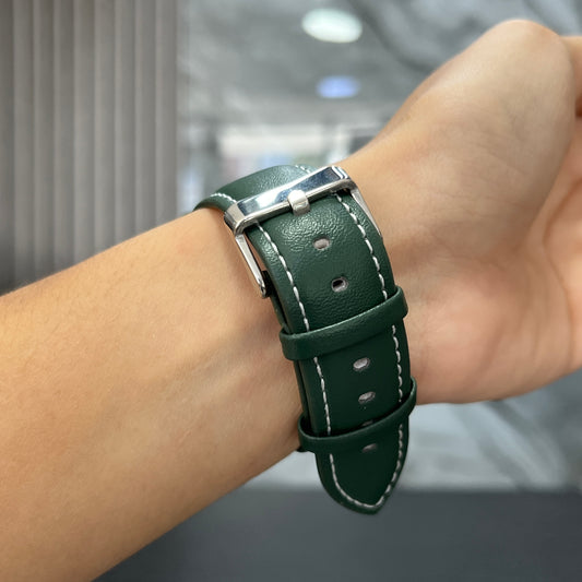 Pulso Tipo Cuero Verde