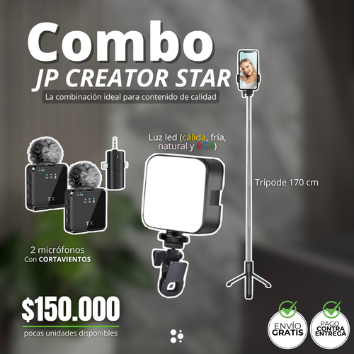 🎬 Combo JP CREATOR START – “Crea contenido con estilo”