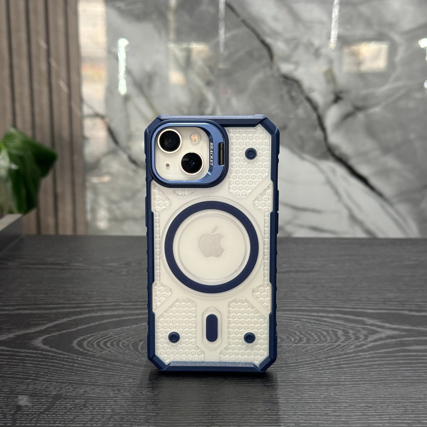 Case MagSafe Armadura Azul