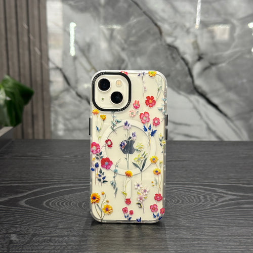 Case MagSafe Flowers Colorido 2