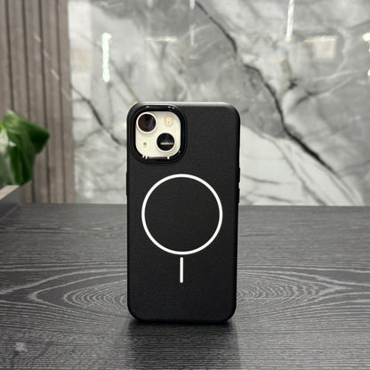 Case Cuero MagSafe Negro