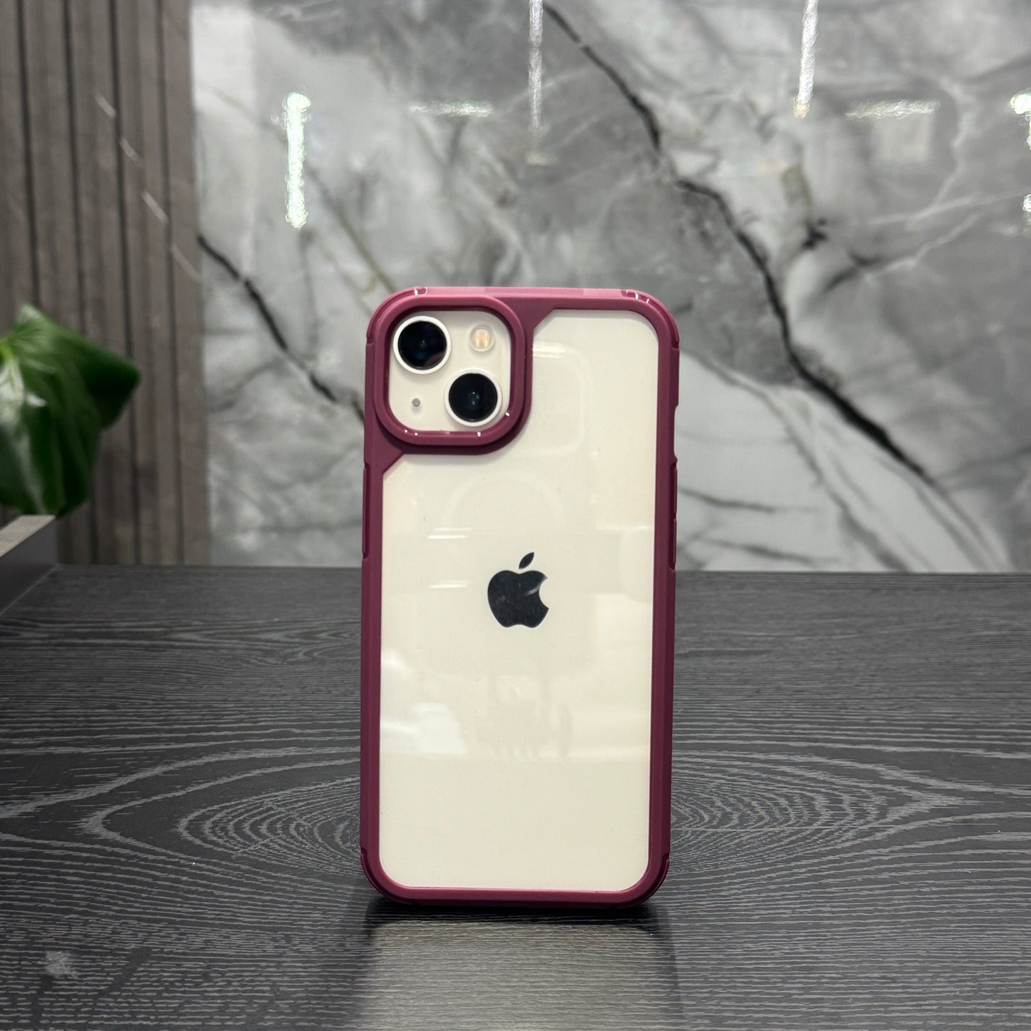 Case Transparente Con Vinotinto