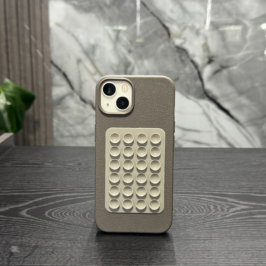 Case Gris con Ventosa