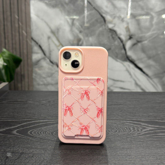 Case Tarjetero Rosa Tarjetero Moños