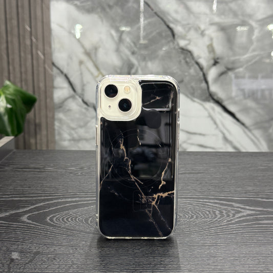 Case Magsafe Marmol Negro