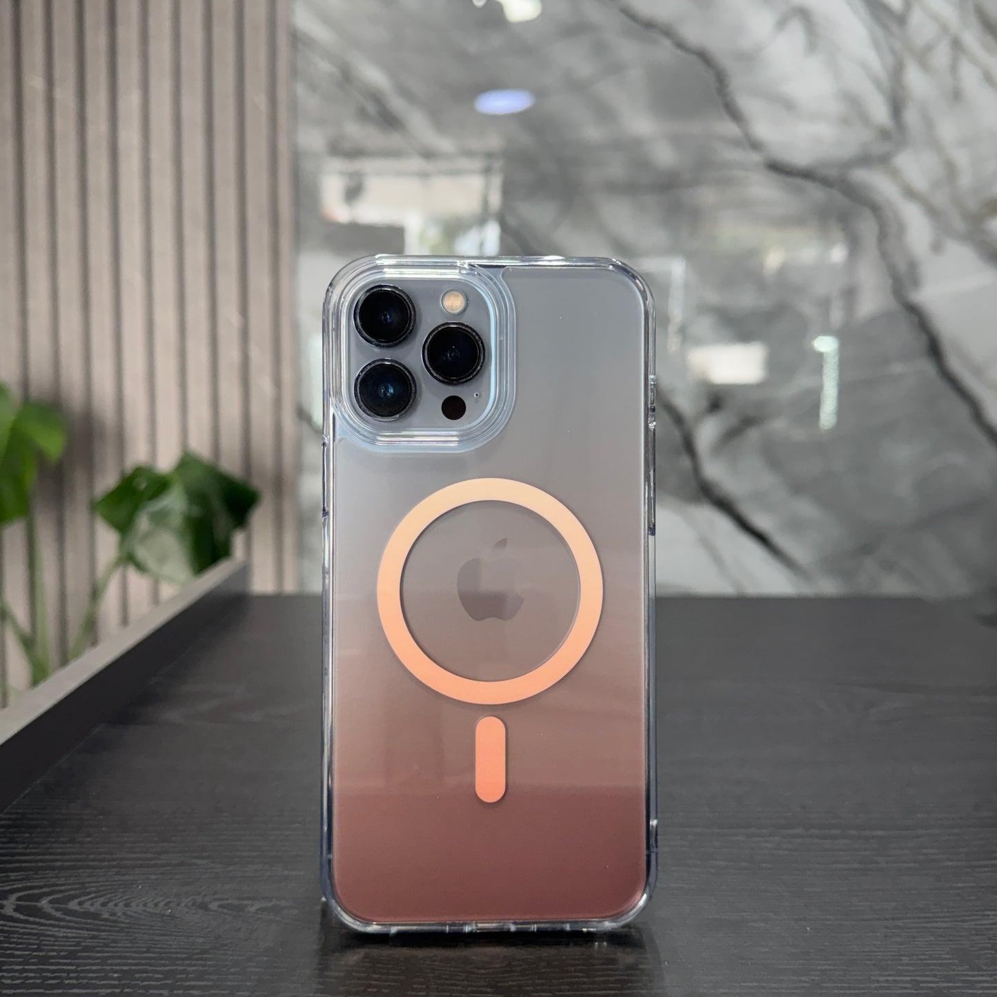 Case MagSafe Degrade Café