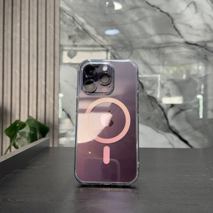 Case MagSafe Degrade Rosado