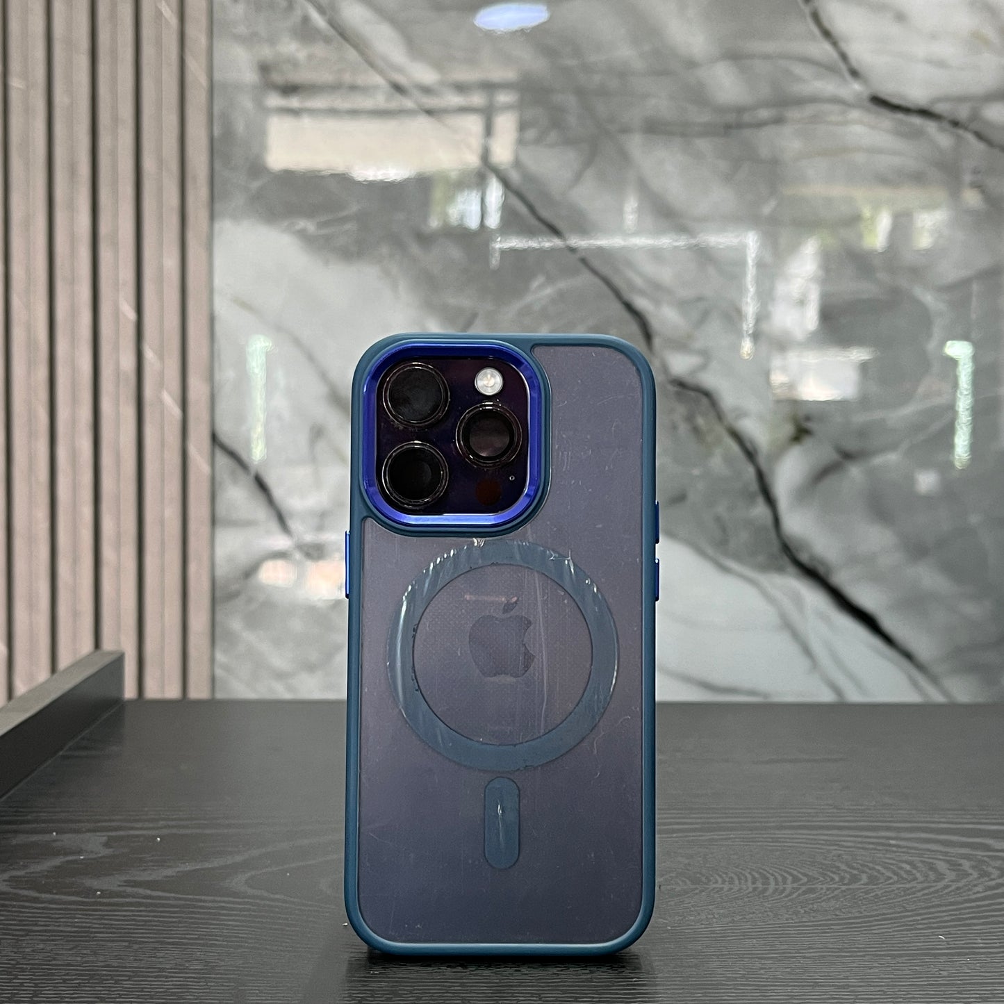 Case MagSafe Lujo Azul