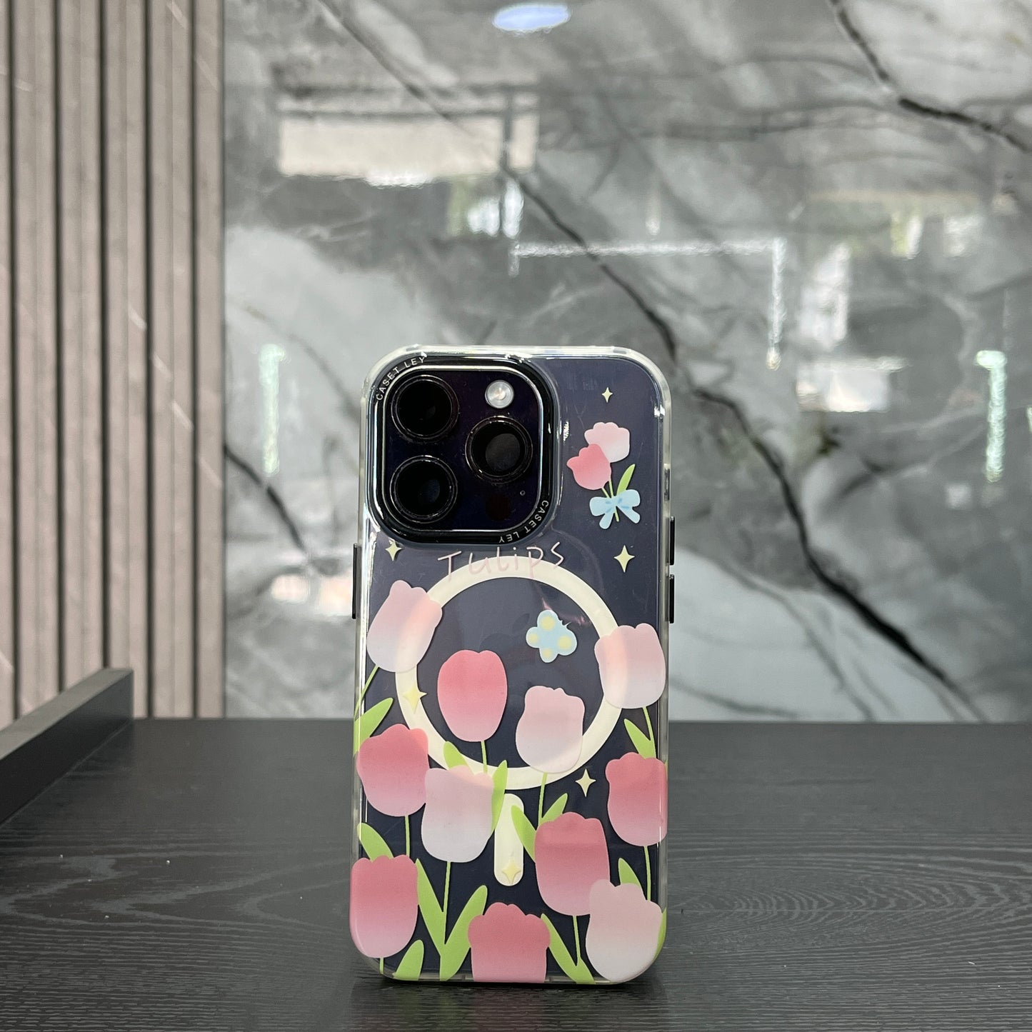 Case MagSafe Flowers Tulipanes