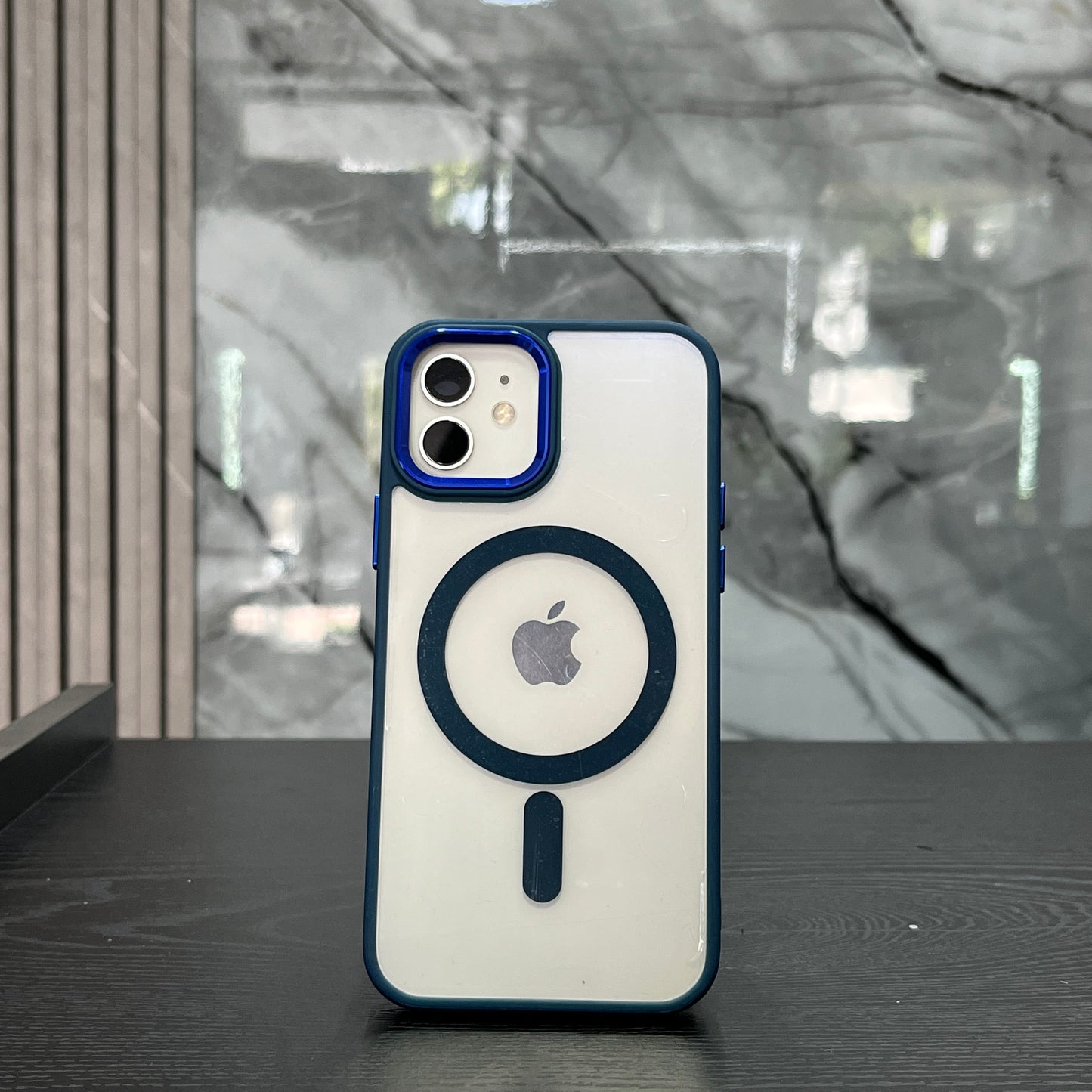 Case MagSafe Lujo Azul