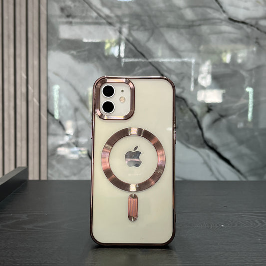Case MagSafe Goma Palo Rosa