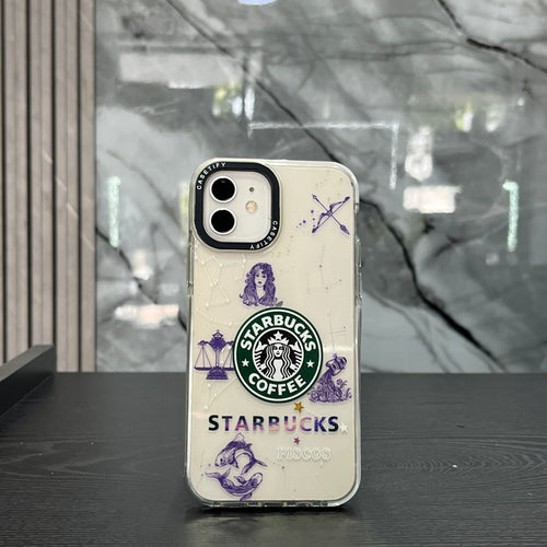 Case Starbucks Logo con Morado Lados