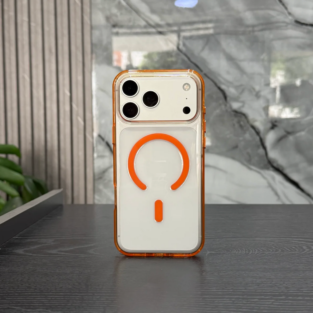 Case Luxury Magsafe Naranja