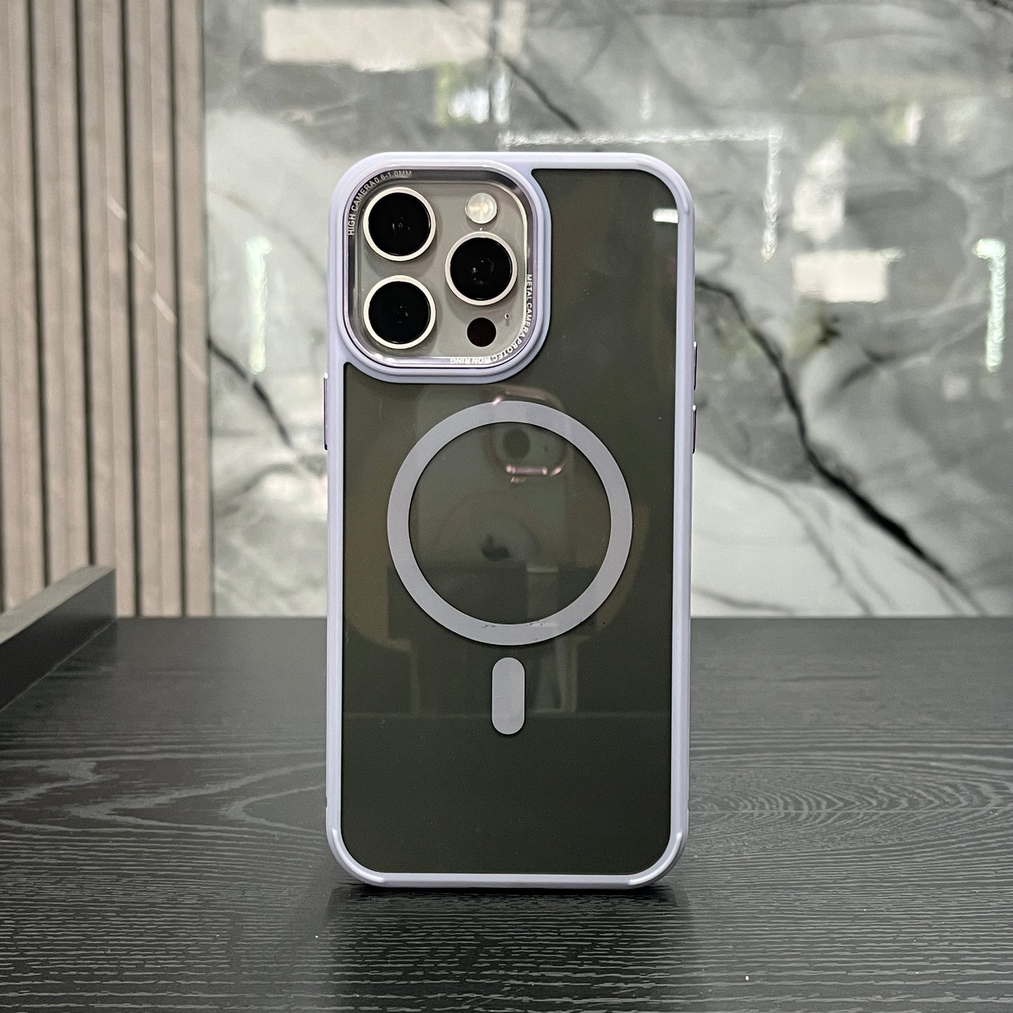 Case MagSafe Polarizado Lila