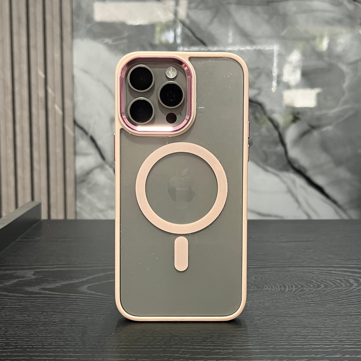 Case MagSafe Lujo Rosa