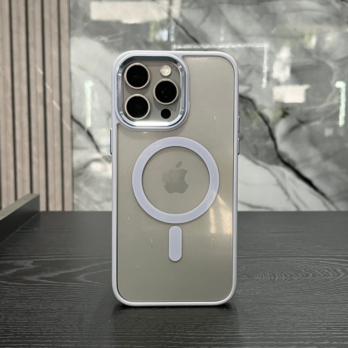 Case MagSafe Lujo Gris