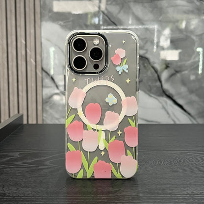 Case MagSafe Flowers Tulipanes