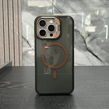 Case MagSafe Polarizado Soporte Cafe