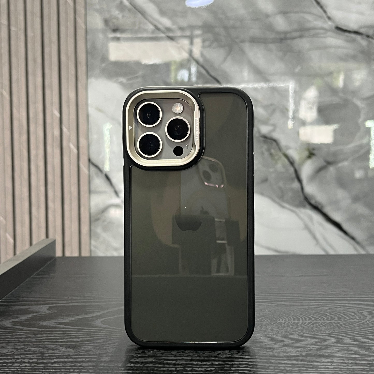 Case Soporte Lujo Gris Polarizado