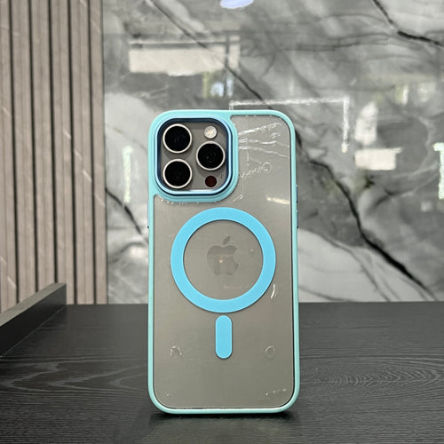 Case Lujo Magsafe Azul Agua Marina