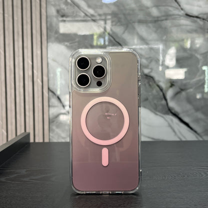 Case MagSafe Degrade Rosado
