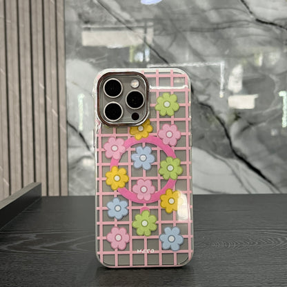 Case MagSafe Flowers Cuadros Rosas