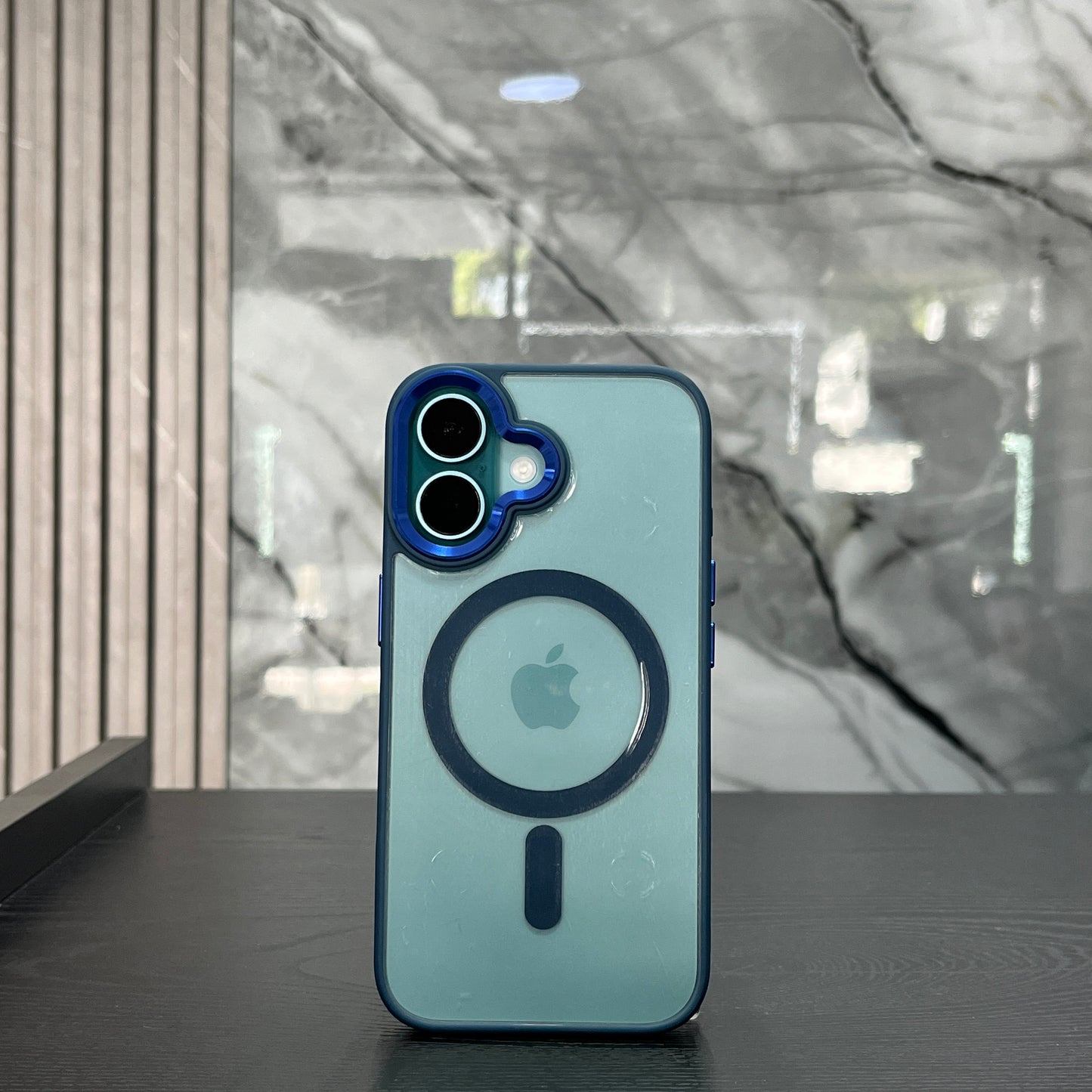 Case MagSafe Lujo Azul