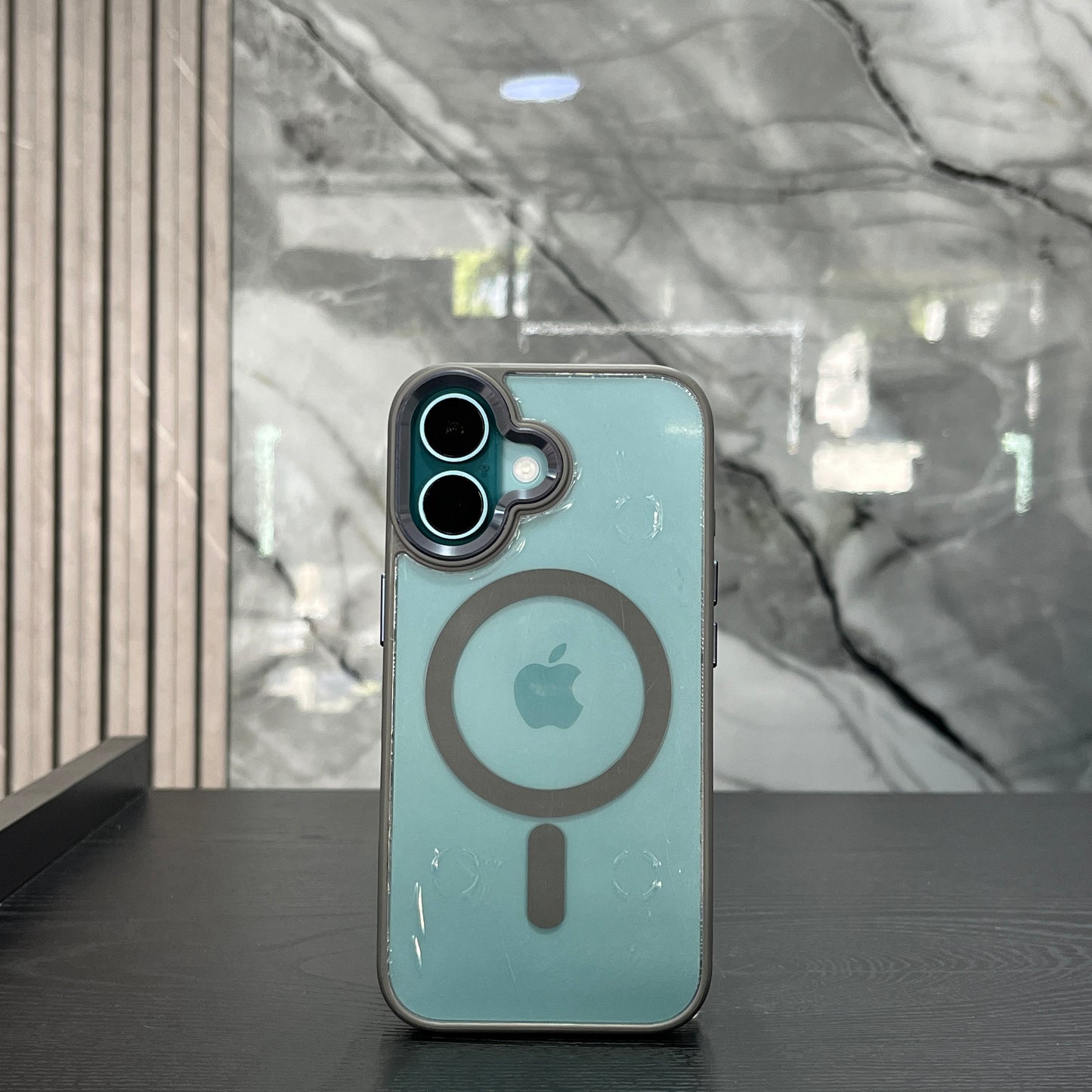 Case MagSafe Lujo Gris