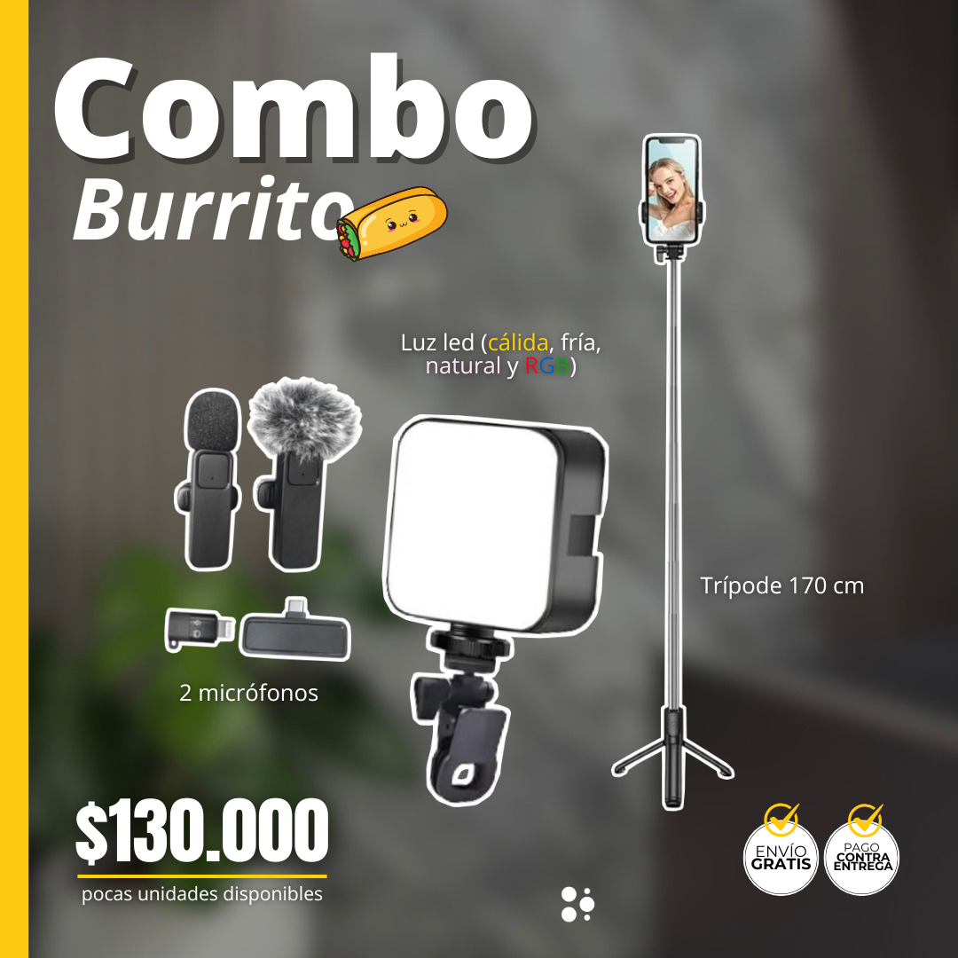 Combo Burrito 🌯 – “Tu primer paso para crear contenido con estilo”
