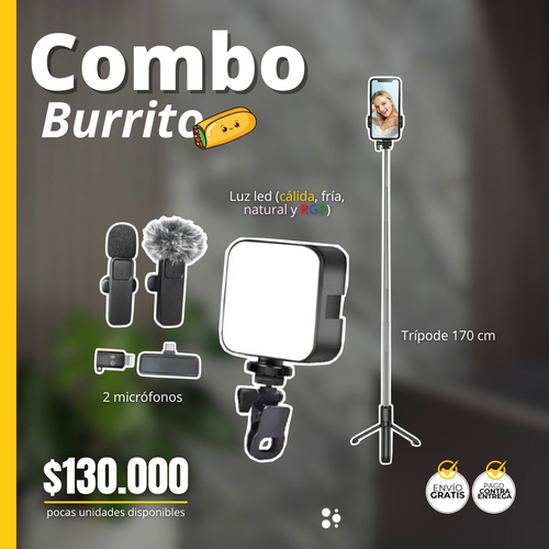 Combo Burrito 🌯 – “Tu primer paso para crear contenido con estilo”