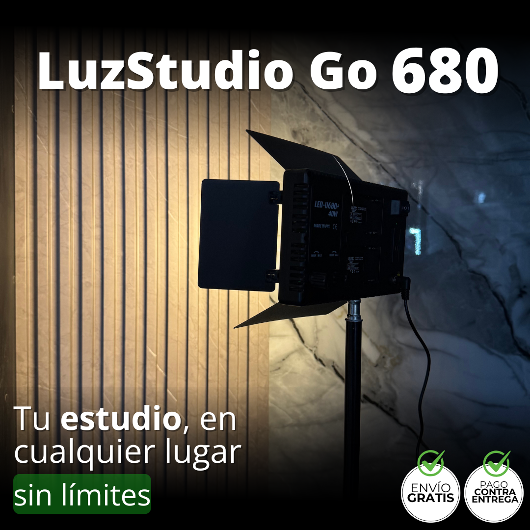 LuzStudio Go 680 – Iluminación profesional donde quieras grabar