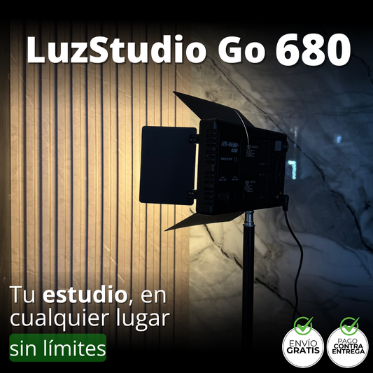 LuzStudio Go 680 – Iluminación profesional donde quieras grabar