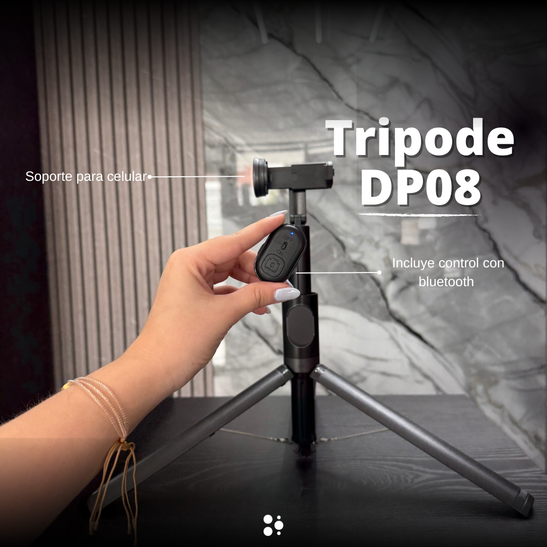 Trípode DP08— “Más alcance, más recuerdos”
