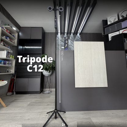 Trípode con seguimiento facial 📸  con aros de luz dobles 💡