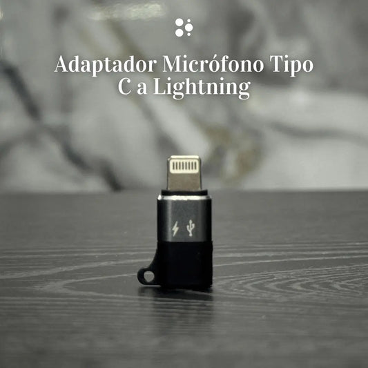 Adaptador Micrófono Tipo C a Lightning