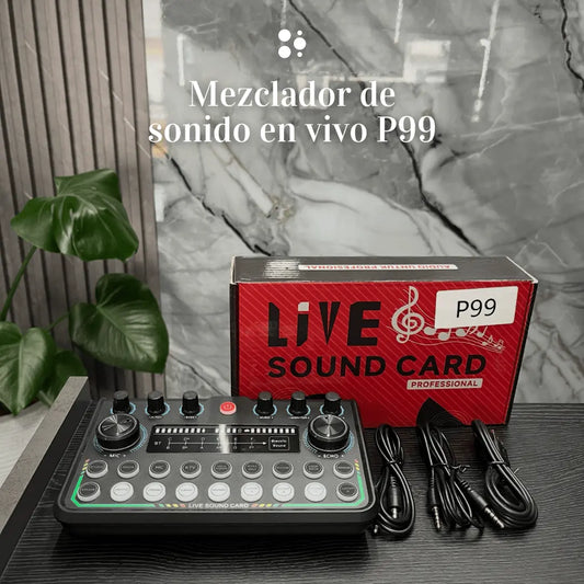 Mezclador de sonido en vivo P99