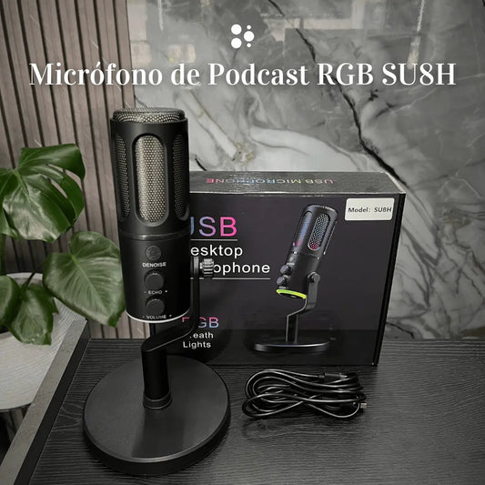 Micrófono de Podcast RGB SU8H